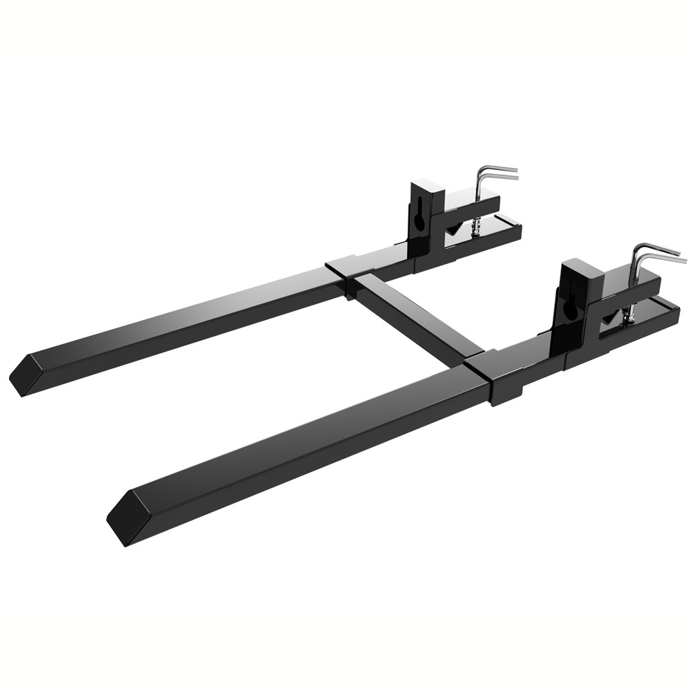 Adjustable clamp-on pallet forks